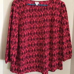 Merona Patterned Blouse